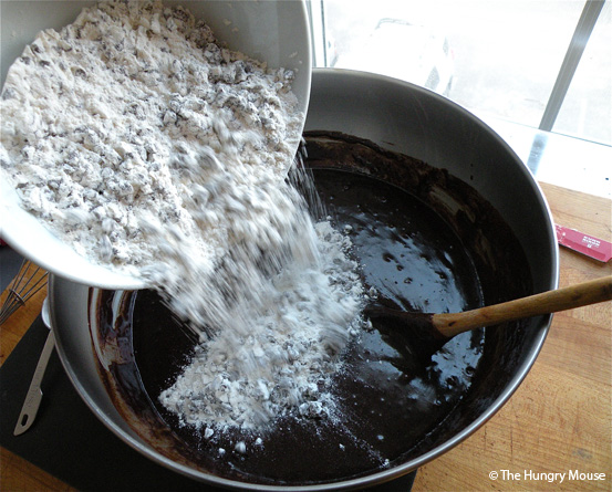 add the dry ingredients to the wet add the dry ingredients to the wet