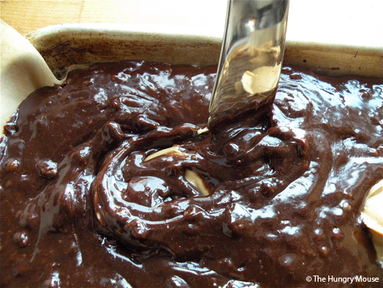 swirl the peanut butter into the batter swirl the peanut butter into the batter