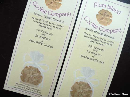 Plum Island Cookie Gift Certificates Plum Island Cookie Gift Certificates